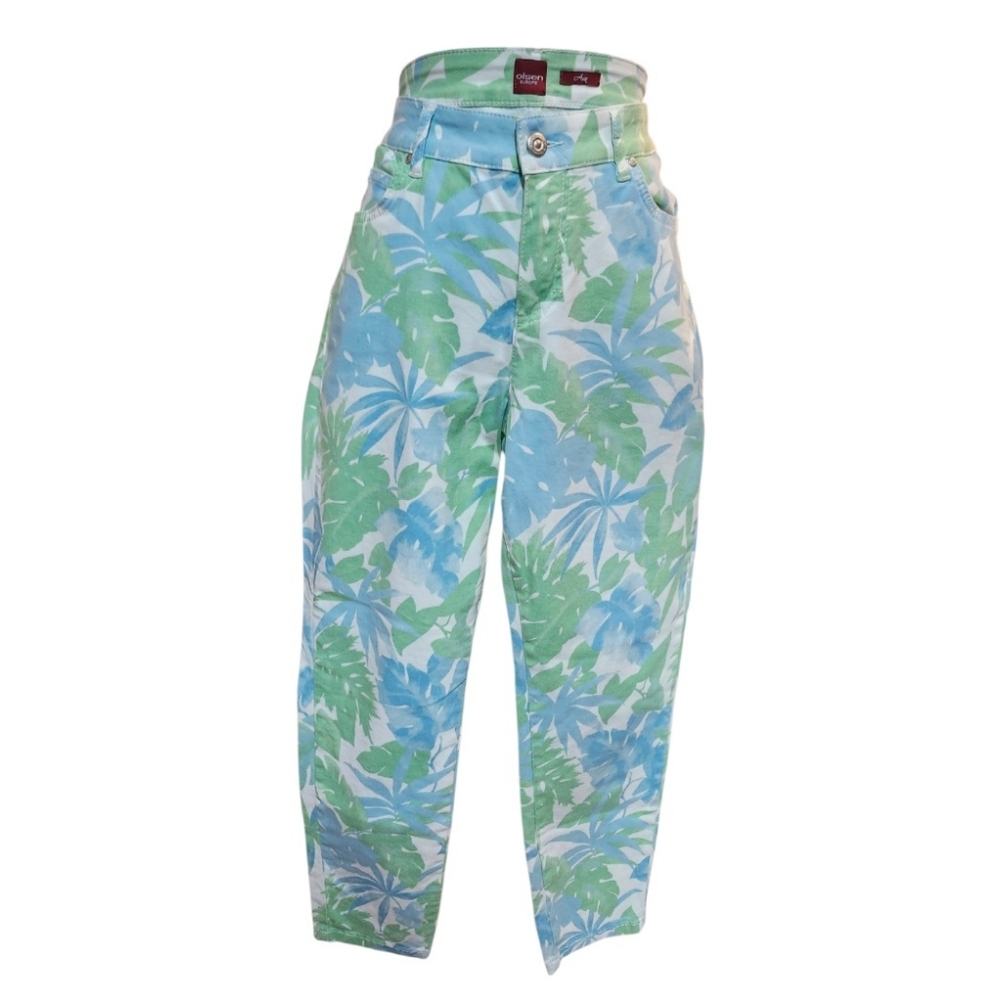 🇩🇪Olsen Europe, Ava, Tropical Print Women Jeans